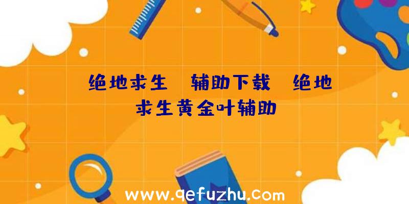 「绝地求生aa辅助下载」|绝地求生黄金叶辅助